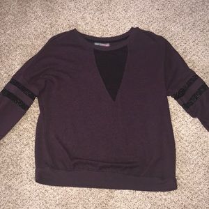 Cute open mesh shirt